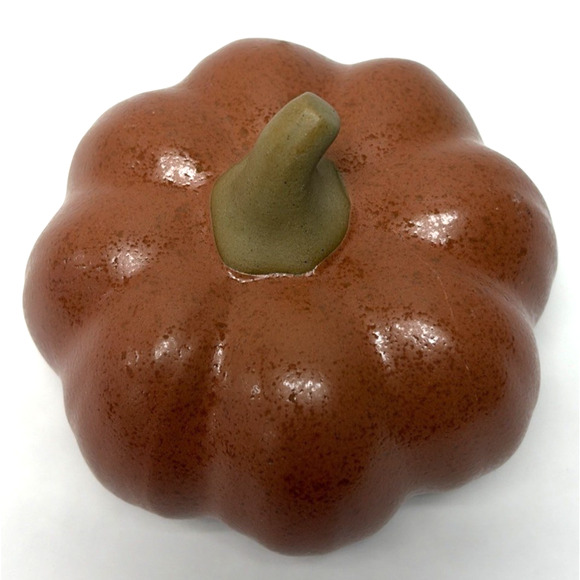 3 Ceramic Pumpkin Figures - 4.5 in x 3.5 in - Target Threshold Home Decor NEW - Picture 4 of 8